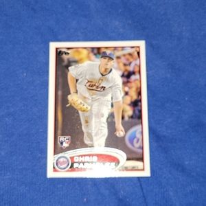 Chris Parmelee RC baseball card